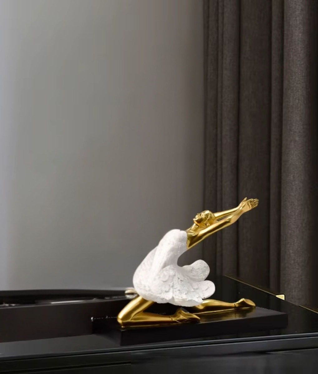 FIGURA DECORATIVA ESTATUA BAILARINA BALLET ADORNO HOGAR JHN - 9