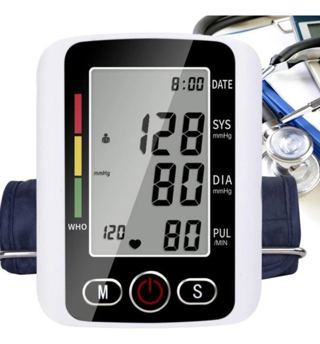 TENSIOMETRO DIGITAL PRESION ARTERIAL MONITOR SALUD LAU - 6