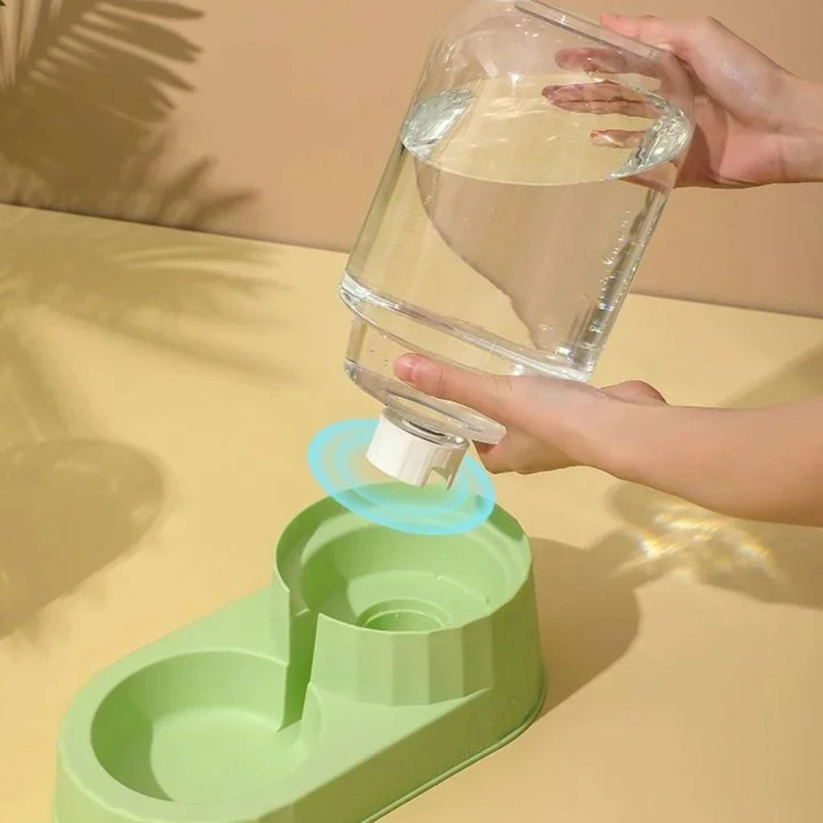 DISPENSADOR DE COMIDA Y BEBEDERO DE AGUA MASCOTA LAU - 9