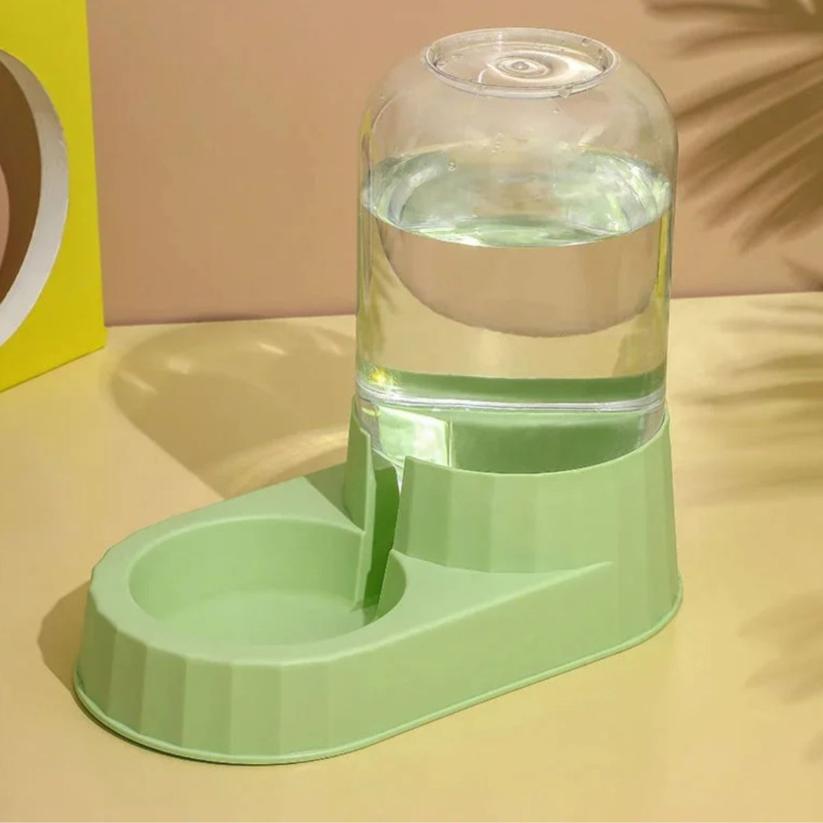 DISPENSADOR DE COMIDA Y BEBEDERO DE AGUA MASCOTA LAU - 10