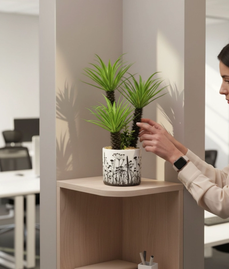 PLANTA ARTIFICIAL DECORATIVA ADORNO HOGAR MODERNO JHN - 4