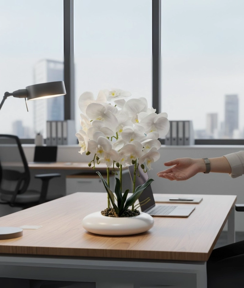 PLANTA ARTIFICIAL DECORATIVA ADORNO FLORAL MODERNO HOGAR JHN - 10
