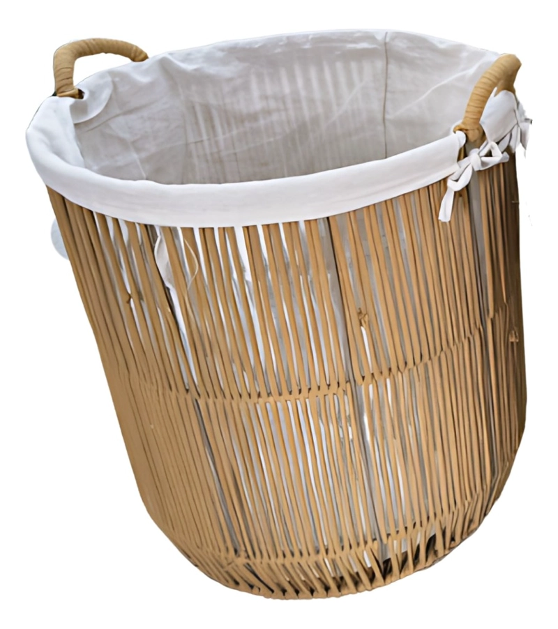 SET 3 CESTOS ALMACENAMIENTO DECORATIVOS NATURAL HOGAR JHN - 3