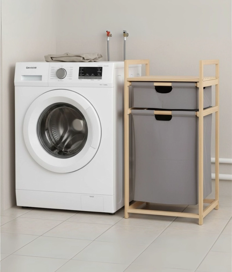 CANASTO MULTIFUNCIONAL ROPA CESTO ALMACENAMIENTO HOGAR JHN - 8