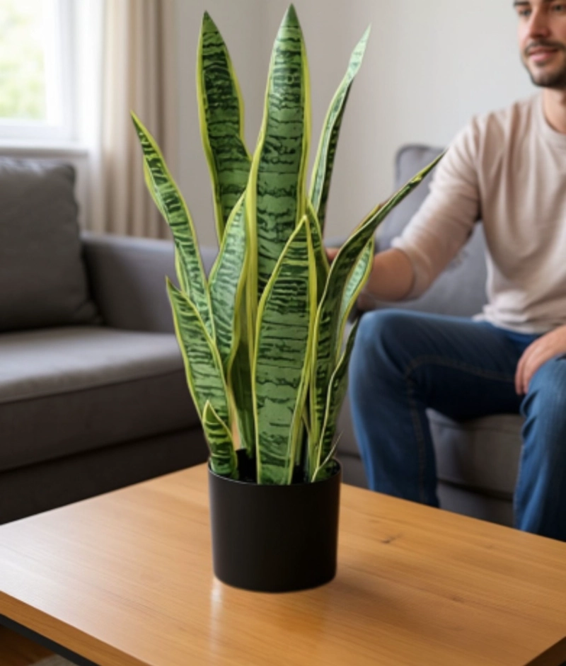 PLANTA ARTIFICIAL DECORATIVA ESTILO NATURAL MODERNO JHN - 6
