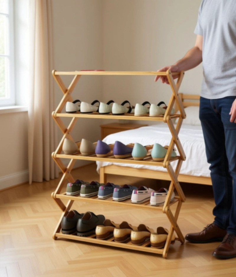ZAPATERO ESTANTE ORGANIZADOR ZAPATOS MULTIFUNCIONAL JHN - 4