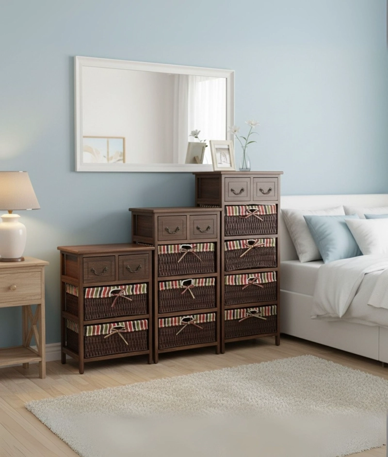 COMODA DECORATIVA ALMACENAMIENTO ELEGANTE FUNCIONAL JHN - 2