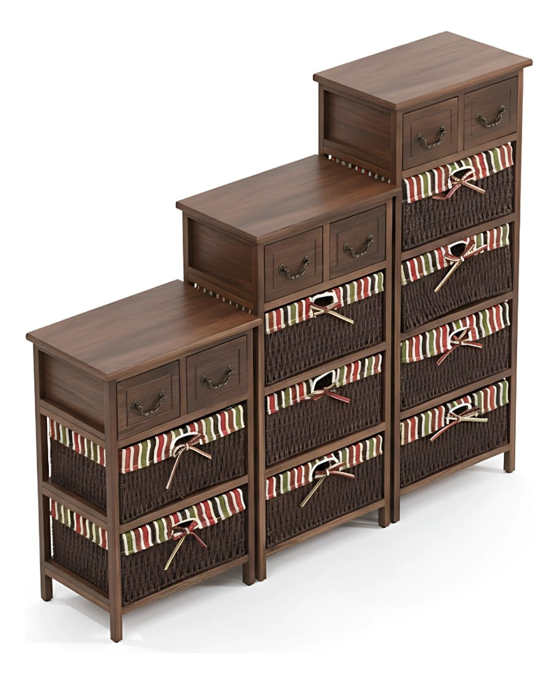 COMODA DECORATIVA ALMACENAMIENTO ELEGANTE FUNCIONAL JHN - 3