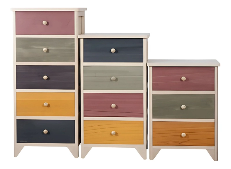 COMODA MULTICOLOR ORGANIZADOR MULTIFUNCIONAL HOGAR JHN - 1