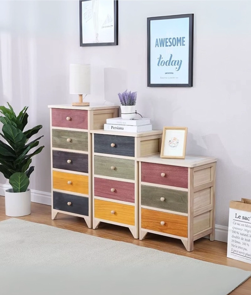COMODA MULTICOLOR ORGANIZADOR MULTIFUNCIONAL HOGAR JHN - 8