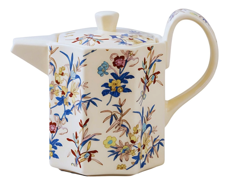 TETERA ELEGANTE DISEÑO GEOME TRICO DECORACION HOGAR JHN - 1