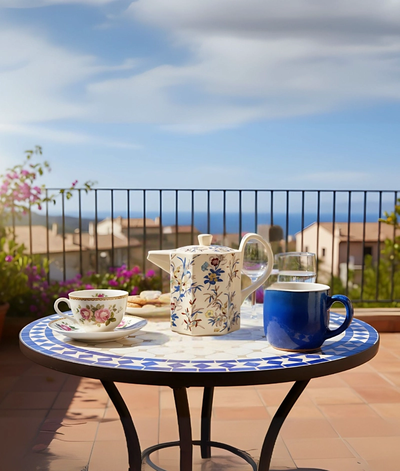 TETERA ELEGANTE DISEÑO GEOME TRICO DECORACION HOGAR JHN - 8