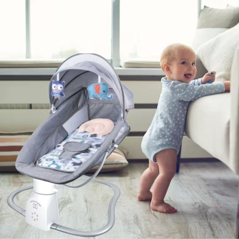 SILLA MECEDORA CON CONTROL REMOTO PARA BEBES LAU - 8