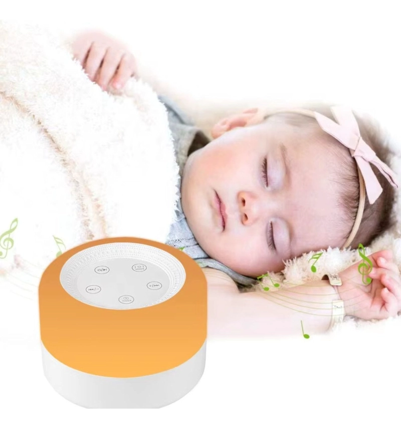 MAQUINA RUIDO BLANCO CON LUZ COLORES PARA BEBE LAU - 1
