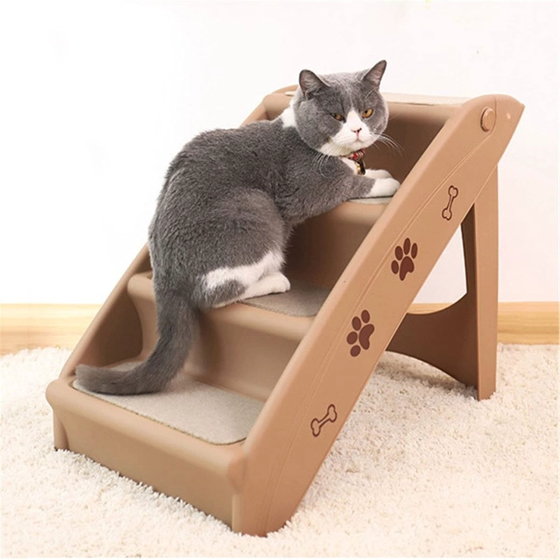 ESCALERA PLEGABLE MASCOTAS PRACTICA PERROS GATOS HOGAR LAU - 2
