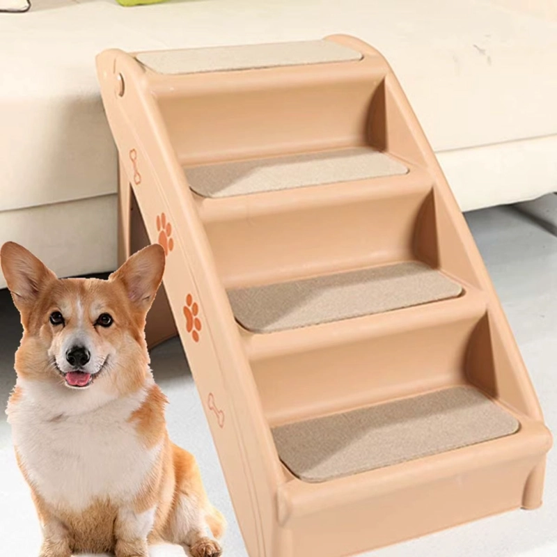 ESCALERA PLEGABLE MASCOTAS PRACTICA PERROS GATOS HOGAR LAU - 4