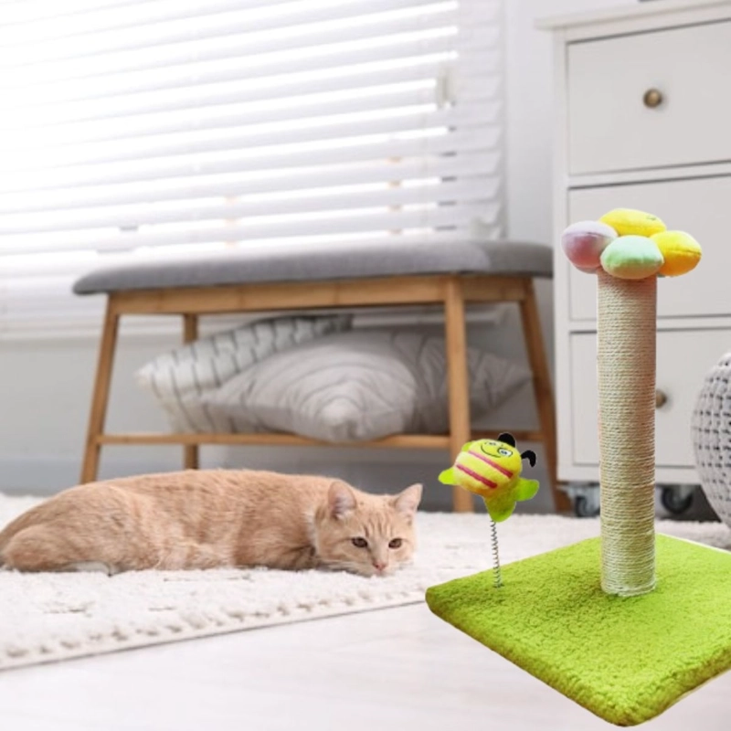 RASCADOR PARA GATOS FORMA DE FLOR MASCATOS LAU - 8