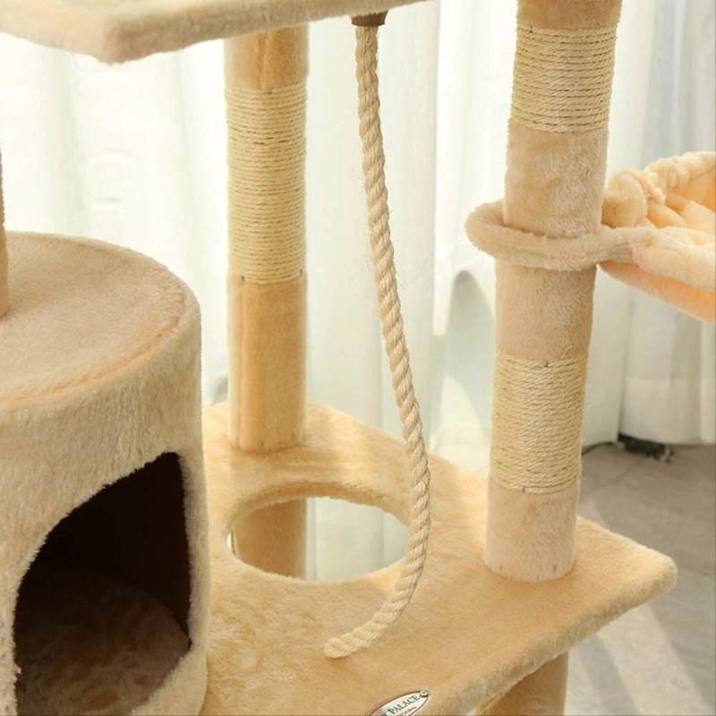 TORRE RASCADOR DE GATOS GRANDE VARIOS NIVELES MASCOTA LAU - 6