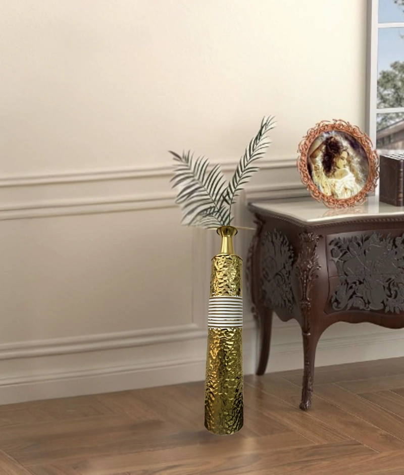 FLORERO DECORATIVO ALTO ALARGADO HOGAR PISO MESA JHN - 7