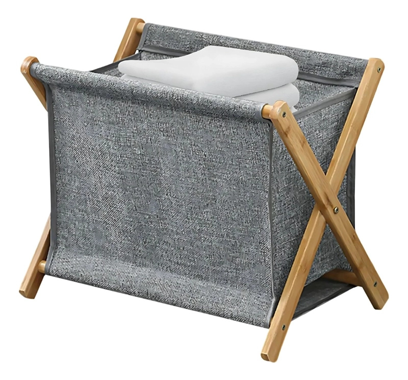 CANASTO ORGANIZADOR ROPA PLEGABLE MULTIFUNCIONAL HOGAR JHN - 1