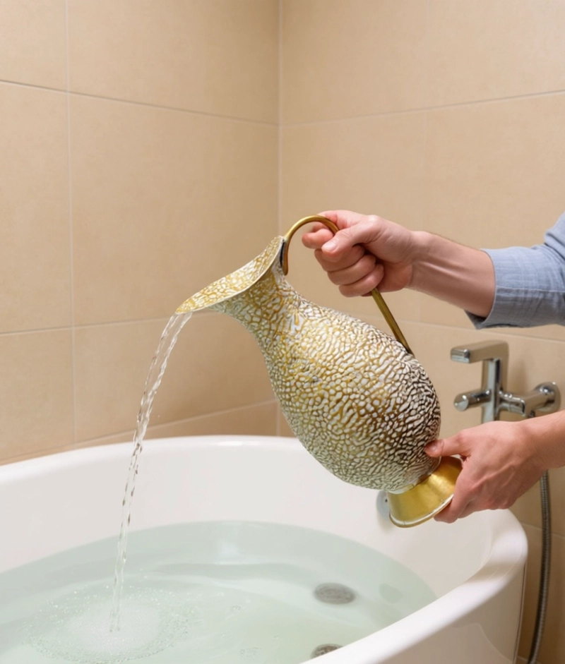JARRA ELEGANTE DECORATIVA MULTIFUNCIONAL FLORERO HOGAR JHN - 3