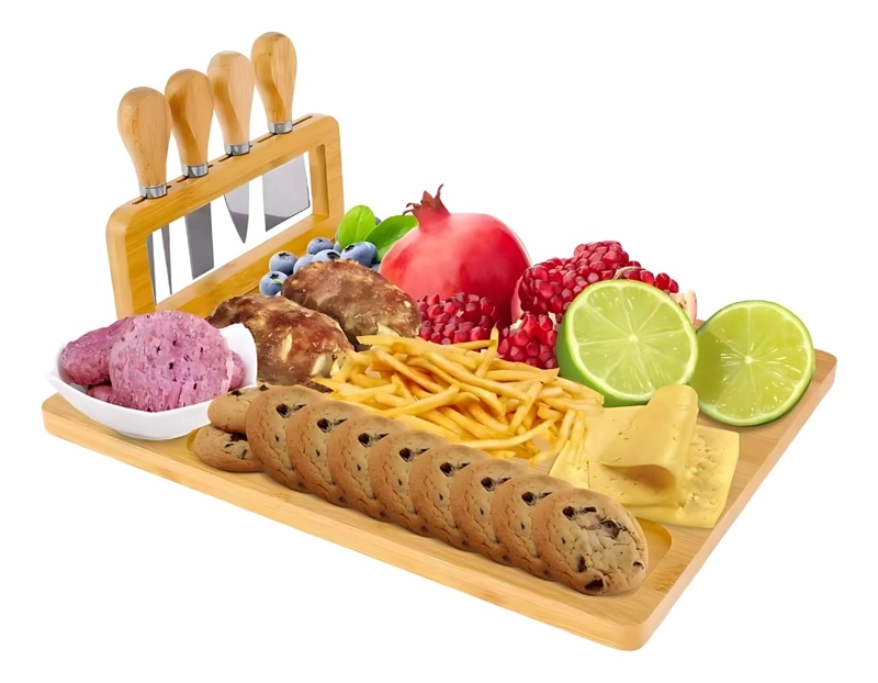 TABLA PICAR QUESO EMBUTIDO UTENSILIO SOPORTE FUNCIONAL JHN - 1