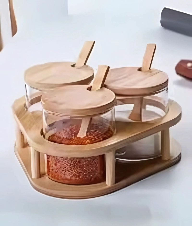 JUEGO FRASCO CONTENEDOR ORGANIZADOR SOPORTE COCINA JHN - 5