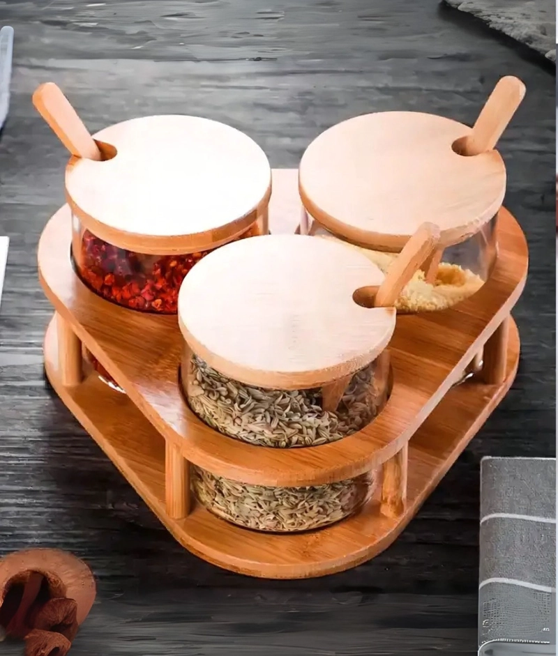 JUEGO FRASCO CONTENEDOR ORGANIZADOR SOPORTE COCINA JHN - 6