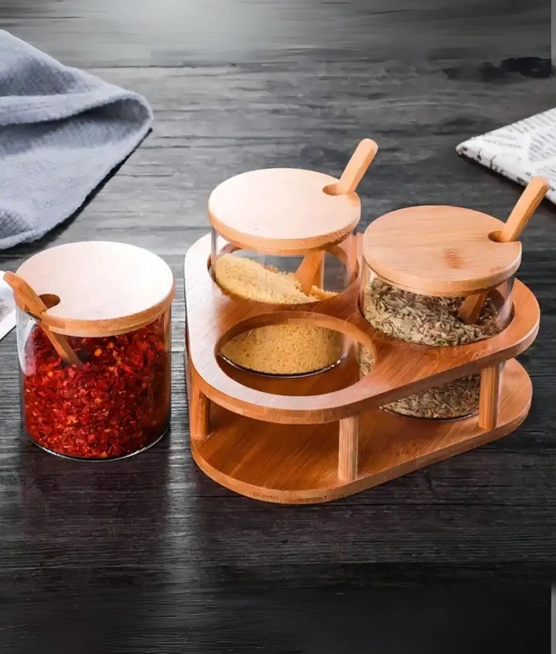 JUEGO FRASCO CONTENEDOR ORGANIZADOR SOPORTE COCINA JHN - 8