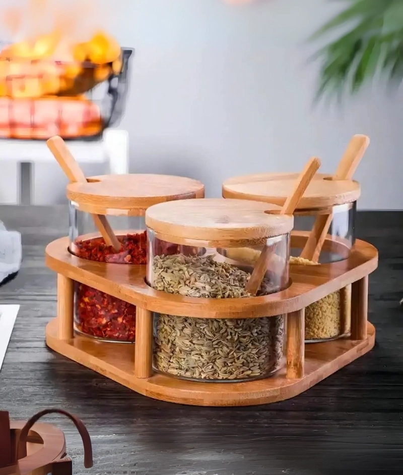 JUEGO FRASCO CONTENEDOR ORGANIZADOR SOPORTE COCINA JHN - 9