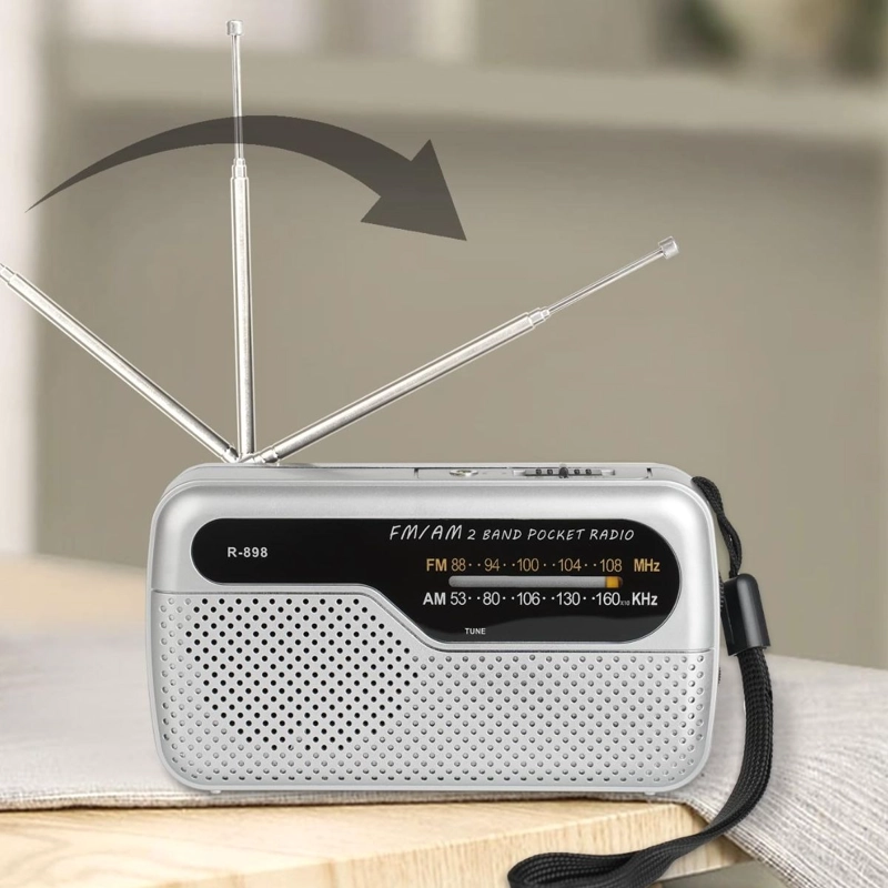 RADIO DE BOLSILLO COMPACTO PORTATIL AM/FM MUSICA LAU - 6