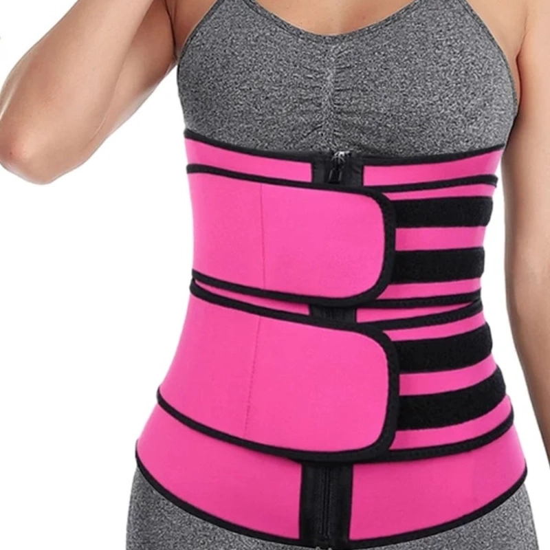 FAJA CORSET REDUCTORA CINTURA CON VELCRO MUJER LAU - 9