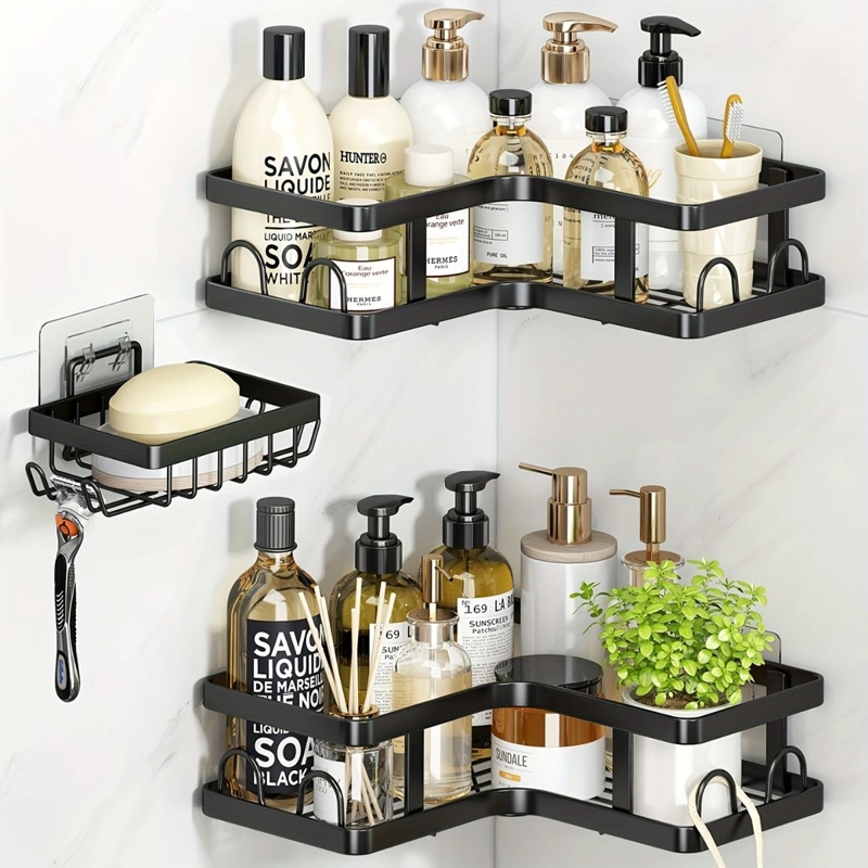 PAQUETE REPISA PARA BAÑOS DUCHA ORGANIZADOR HOGAR LAU - 2