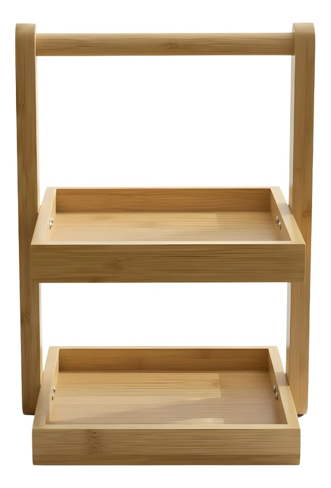 BANDEJA DECORATIVA ORGANIZADOR VERSATIL 2 NIVELES ASA JHN - 1