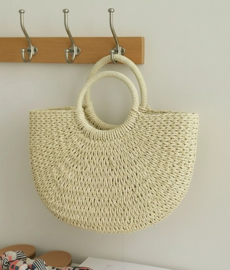 CARTERA BOLSO MANO ASAS REDONDAS ESTILO BOHEMIO VERSATIL JHN - 7