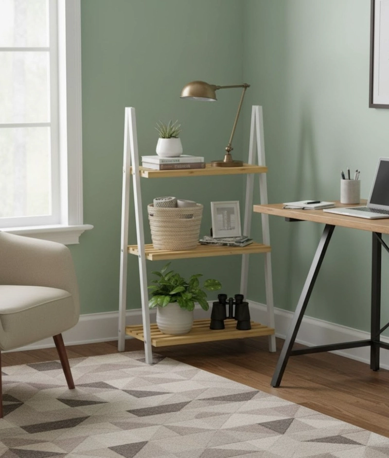 ESTANTE DECORATIVO ORGANIZADOR 3 NIVELES ESTILO ESCALERA JHN - 10