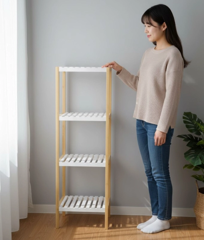 ESTANTE ORGANIZADOR VERTICAL 4 NIVELES DECORATIVO JHN - 6