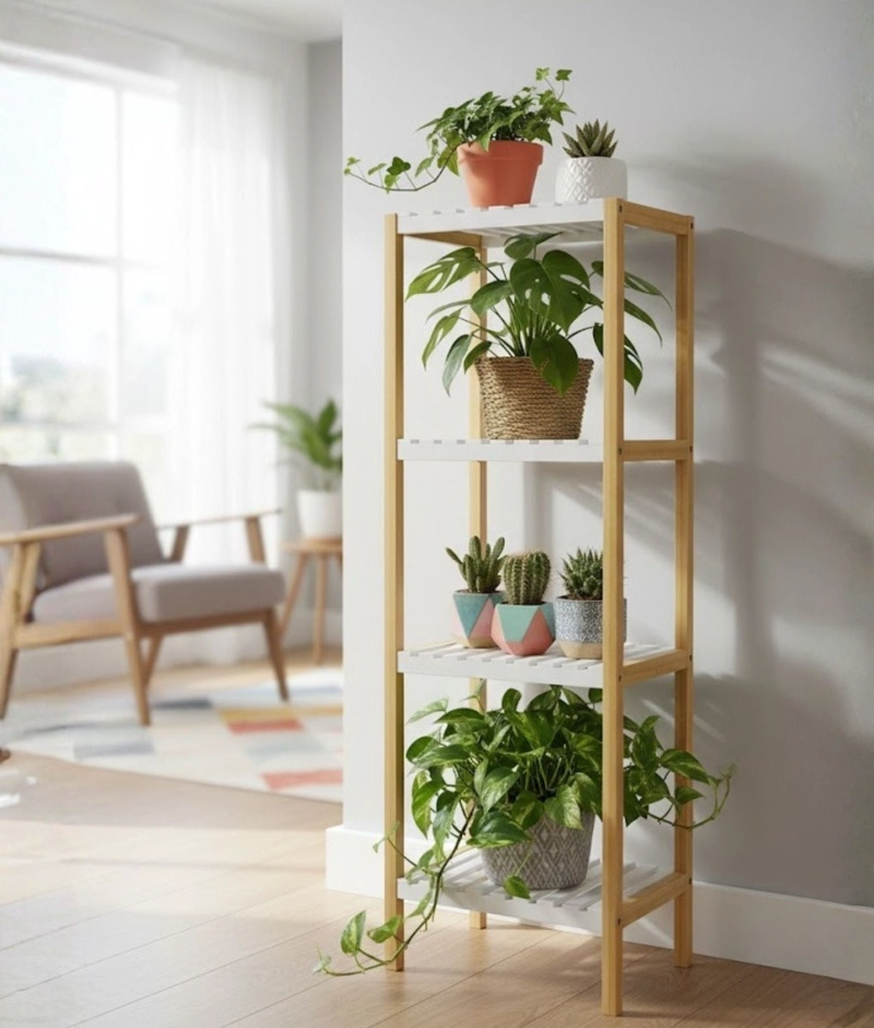 ESTANTE ORGANIZADOR VERTICAL 4 NIVELES DECORATIVO JHN - 10