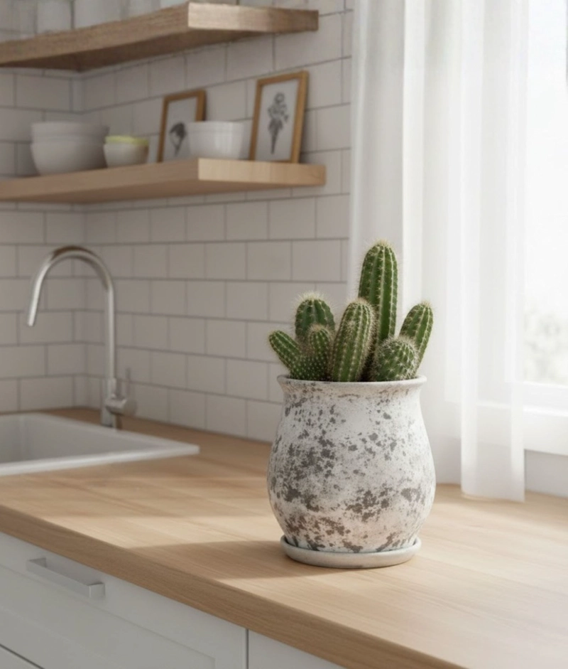 MACETA DECORATIVA BASE FUNCIONAL JARDIN HOGAR ADORNO JHN - 8