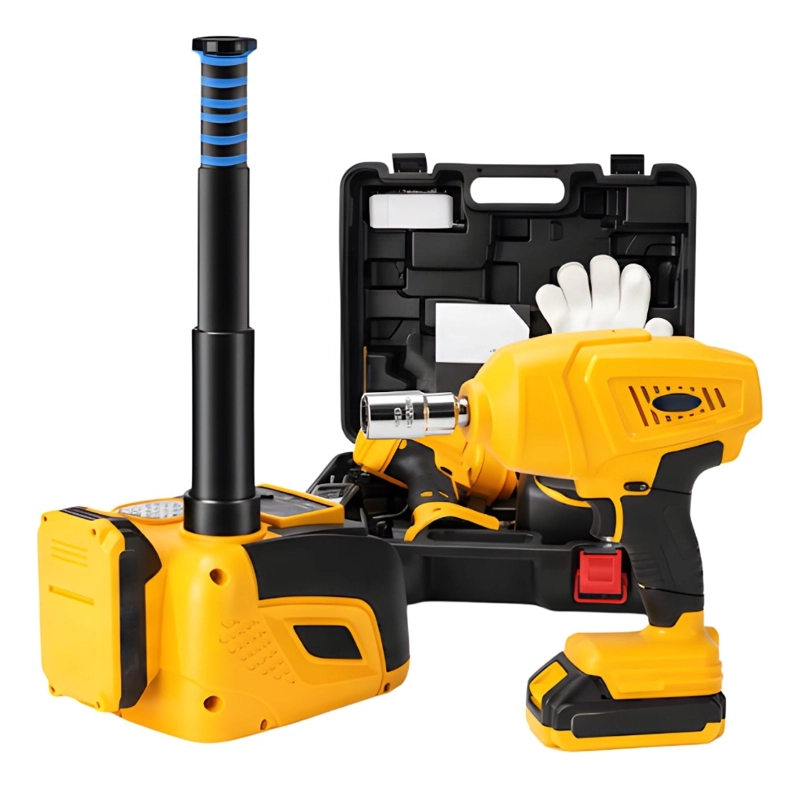 KIT GATO HIDRAULICO LLAVE IMPACTO AUTO VEHICULO ELEVADOR JHN - 3