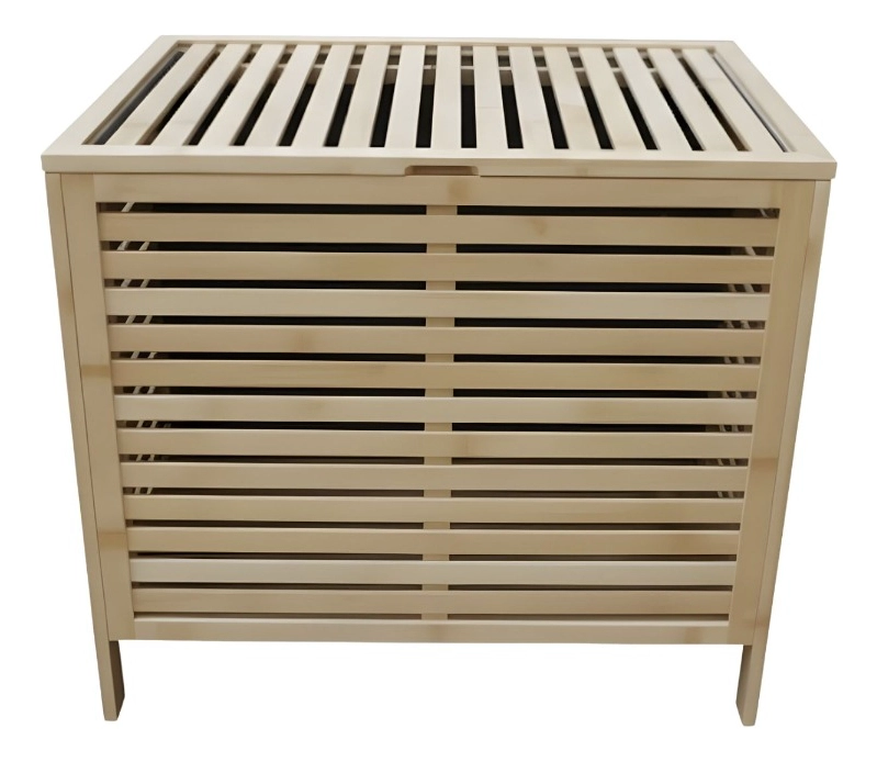 CANASTO ROPA ORGANIZADOR ALMACENAMIENTO CESTO TAPA JHN - 1