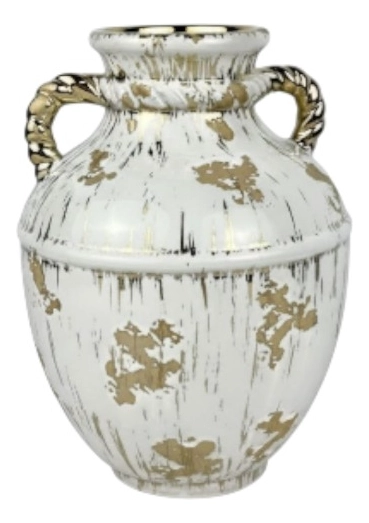 FLORERO DECORATIVO MODERNO JARRON ESTILO ENVEJECIDO JHN - 1