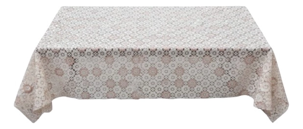 MANTEL DECORATIVO DISEÑO ENCAJE GEOME TRICO MODERNO JHN - 1