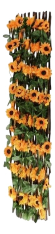 FLORES ARTIFICIALES MALLA EXTENSIBLE GIRASOLES CERCO JHN - 3