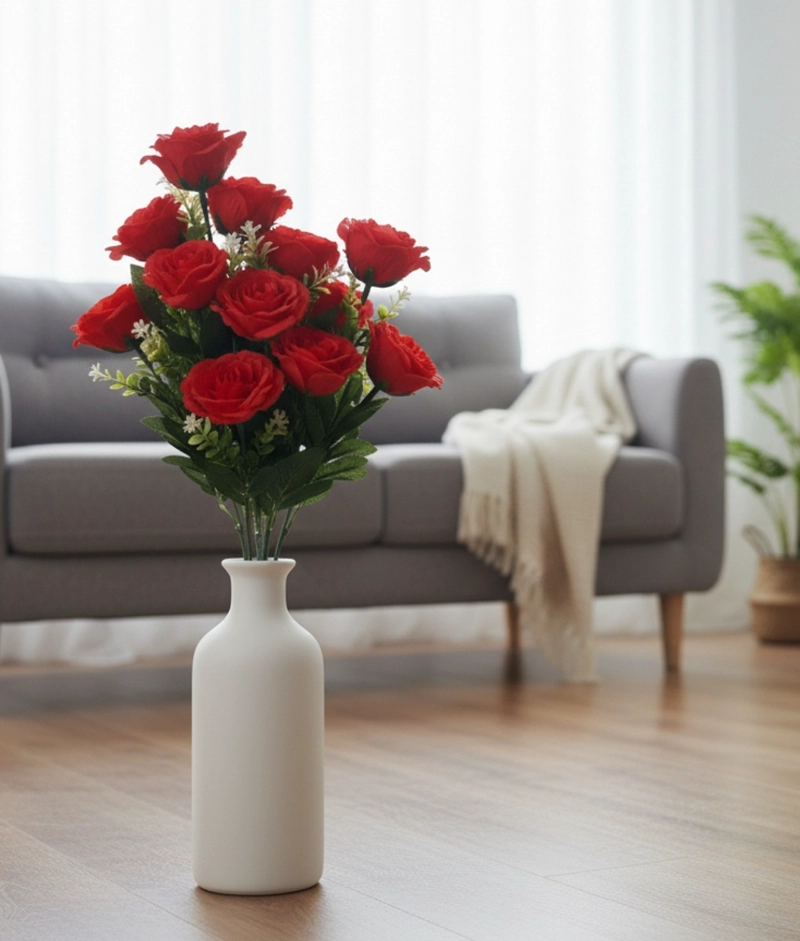FLORES ARTIFICIALES RAMO FLORAL DECORATIVO ADORNO JHN - 7
