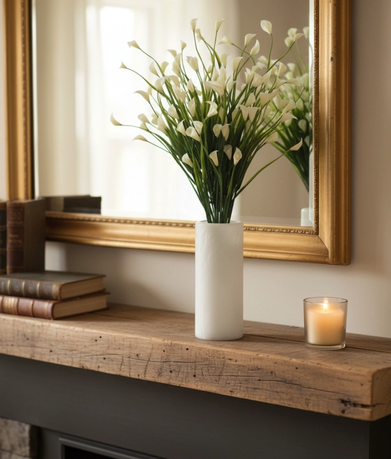 SET 2 FLORES ARTIFICIALES RAMO DECORATIVO ADORNO JHN - 10