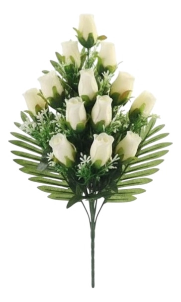 SET 2 FLORES ARTIFICIALES RAMO CAPULLOS FLORAL FOLLAJE JHN - 1