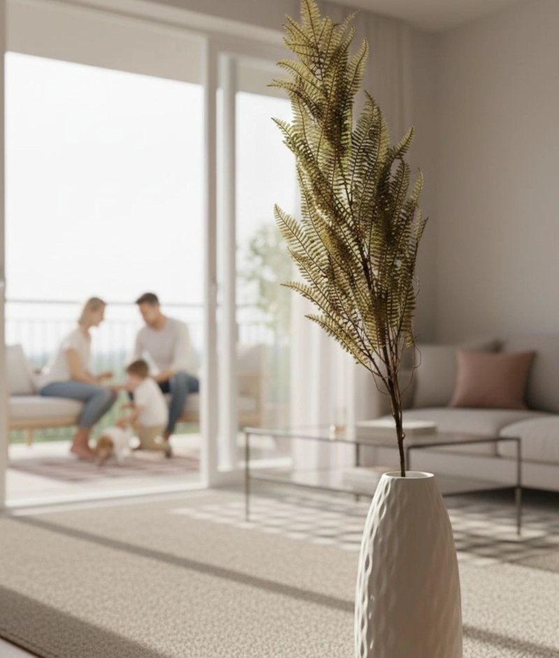 PLANTA ARTIFICIAL HELECHO RAMIFICADO BOSQUE ADORNO JHN - 4