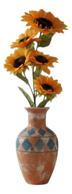 FLORES ARTIFICIALES RAMO DECORATIVO GIRASOLES ADORNO JHN - 3