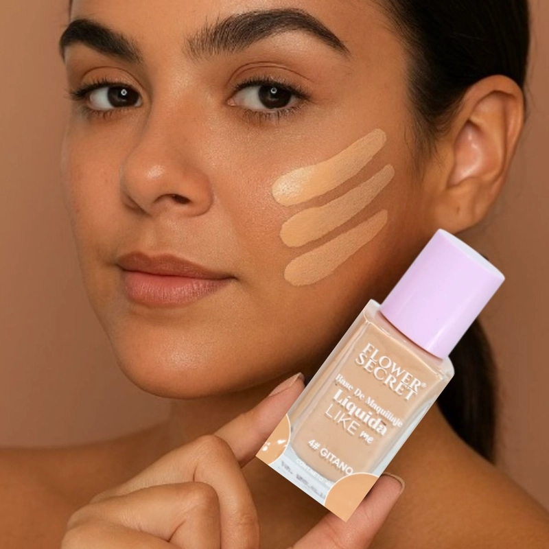 PACK 12 BASES DE MAQUILLAJE LIKE ME 40ML LIQUIDA LIGERA LAU - 2